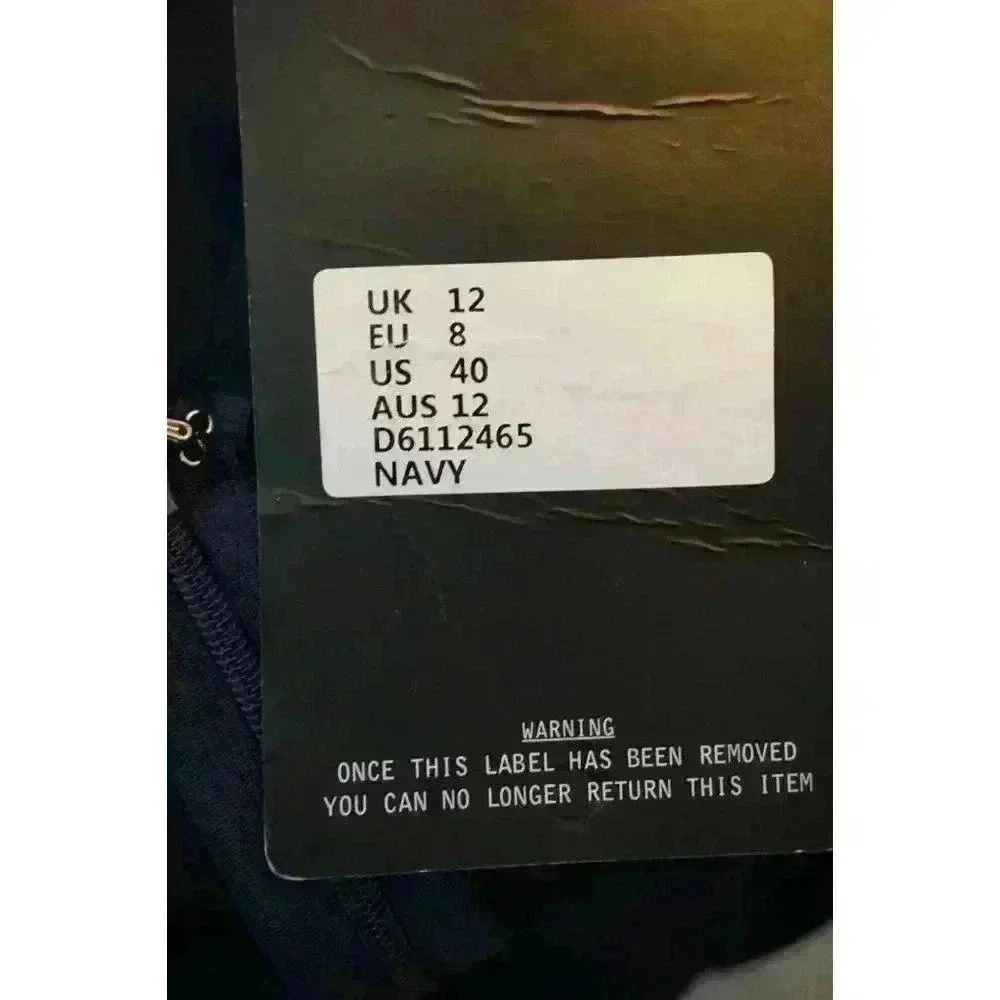 NWT Misguided Racer Neck Floor-Length Evening Gown, US 8 - Picture 5 of 15